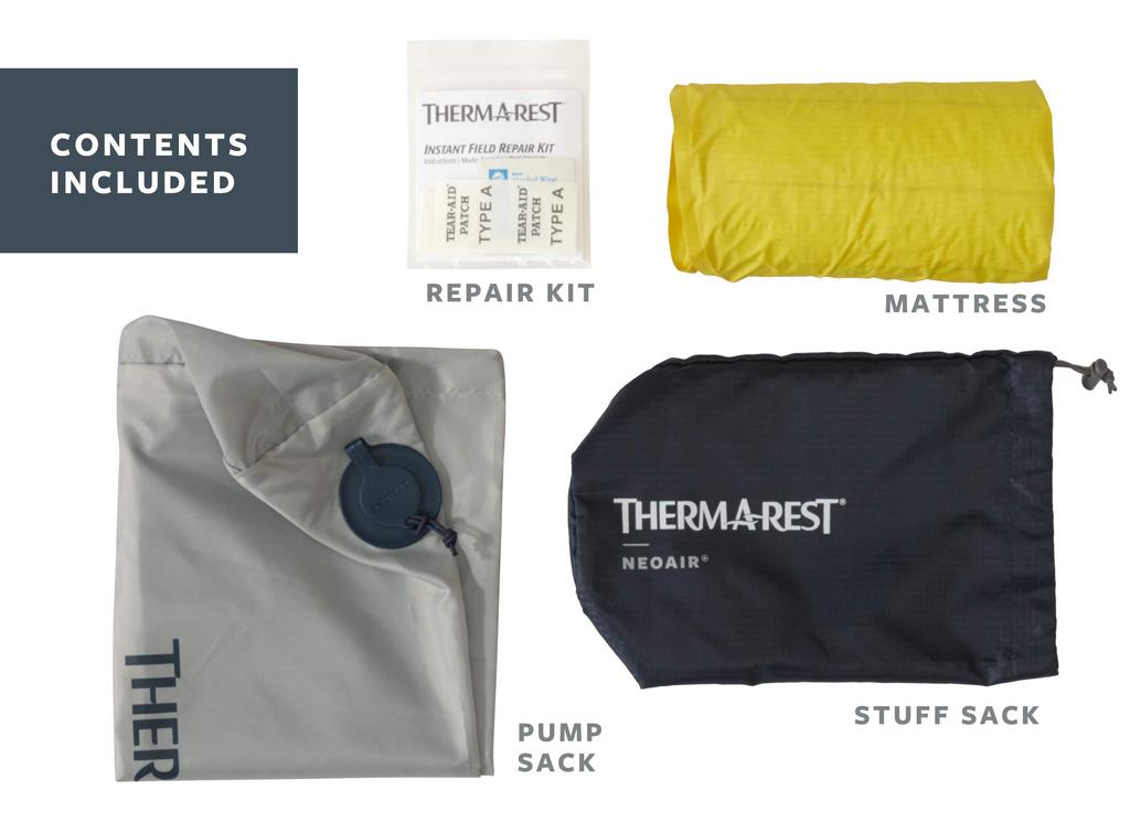 THERMAREST NeoAir Outdoor Camping Lemon Regular 30062 X-Lite Матрас, Карри, Широкий, R-Value 4.2, [Б/У]