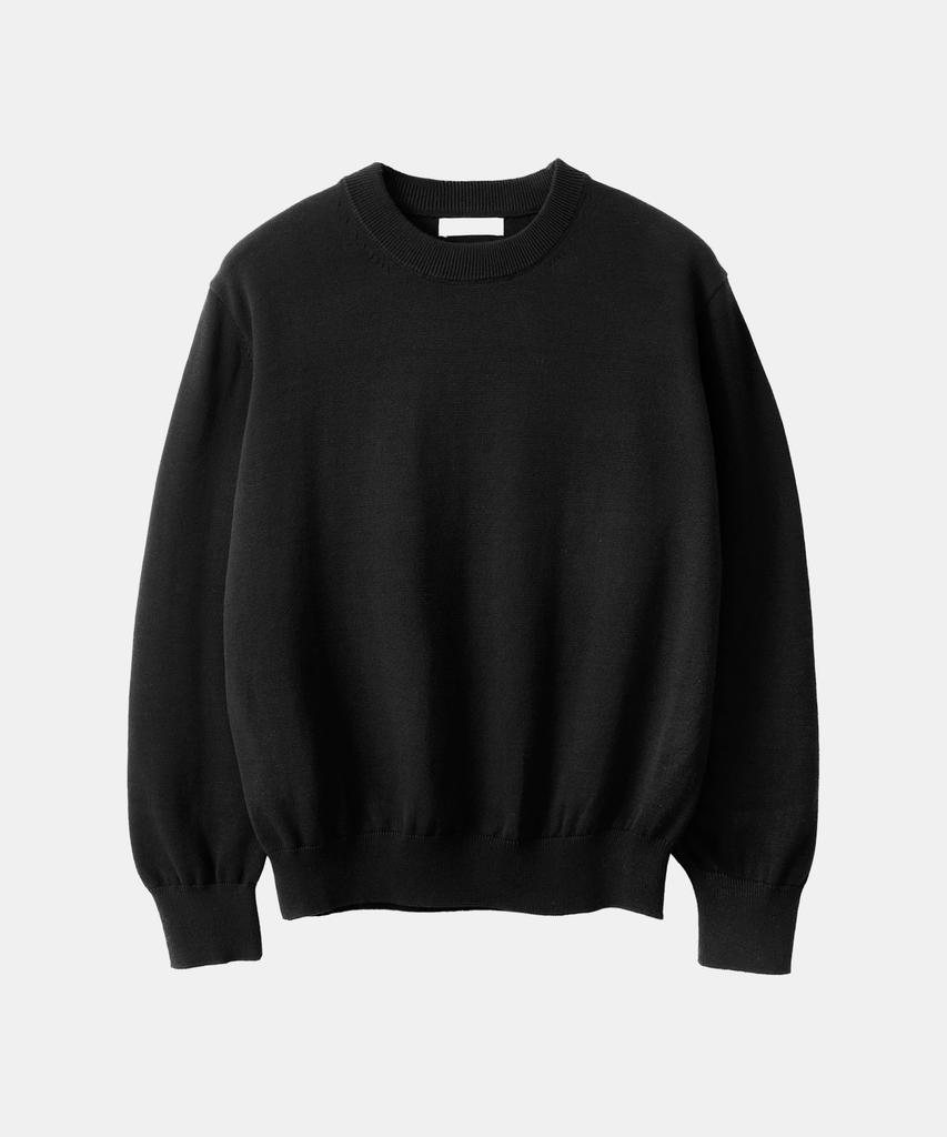 ASP Essential Cotton Crew Neck Knit Black