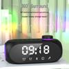 S18 Bluetooth Мини-динамик с ночником, сабвуфером, будильником и настольной функциональностью