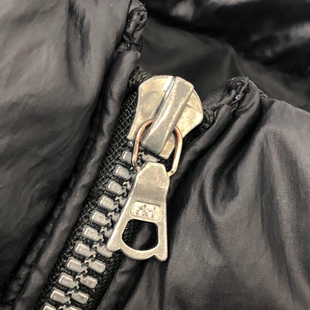 MONCLER ENA Apparel Outerwear Logo Patch Down jacket Nylon Black