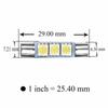 Light Bulb LED Lights Kits Makeup Mirror Super Bright Bulb Bulbs Car Replacement Sun Visor 5050 3-SMD Super Bright Bulbs 7