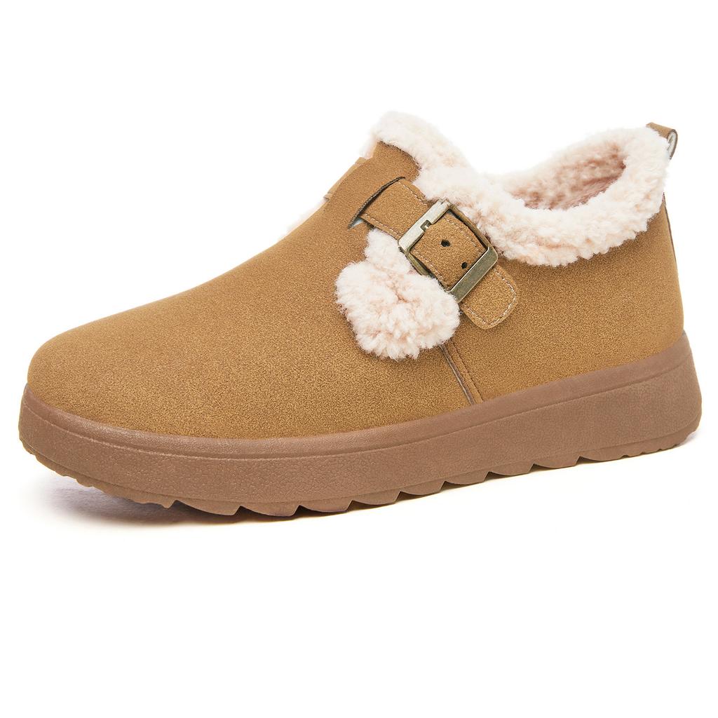 Хлопковая обувь Женская обувь Новая мода Теплые зимние сапоги Туфли Универсальные сапоги с флисом Утепленные женские сапоги Хлопковые сапоги