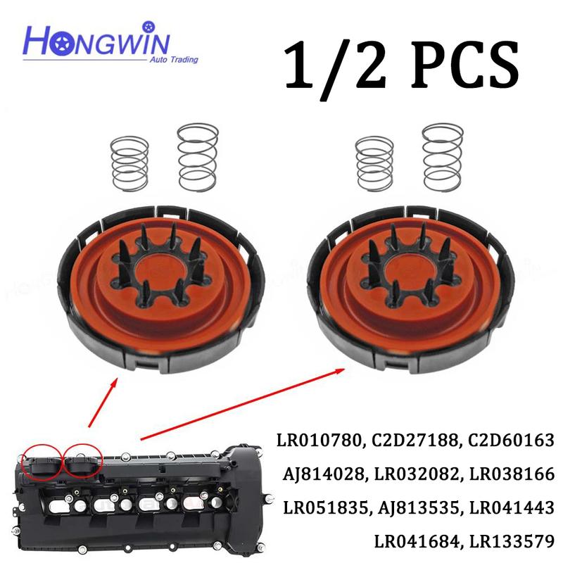 PCV Valve Cover Membrane Kit for Land Rover Jaguar LR4 RR Sport 5.0L 3.0L LR041443 LR010780 LR113201 LR032081 C2D60163 LR133579