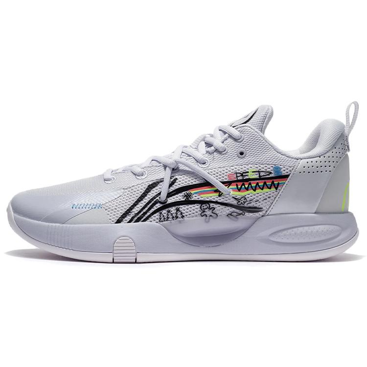 Li Ning Speed 8 Текстиль, Синтетическая кожа, TPU Амортизация Нескользящая Износостойкая Покрытие Поддержка Низкий профиль ABPS003-4