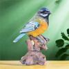 Vintage Garden Bird Sculpture Cute Bird Statue Durable Miniature Bird Figurine  Outdoor Patio Porch