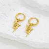 Bohemian Leaves Mandala Flower Charm Hoop Earring Women Romantic Butterfly Elf Ear Jewelry Girls Stainless Steel Earrings Gifts
