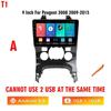 icreative Мультимедийный видеоплеер на базе Android для Peugeot 3008 AT MT 2009-2015 GPS Carplay No 2 Din DVD
