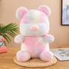 Violent Colorful Bear Plush Toy Tie-dye Teddy Bear Doll Hug Bear Doll Children's Birthday Gift