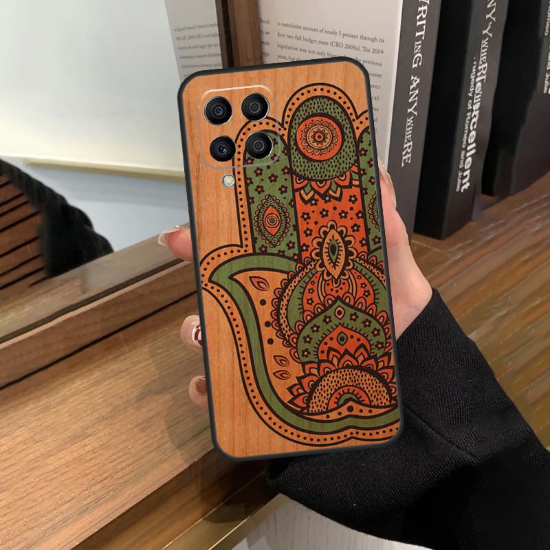 Чехол с узором под дерево для Samsung Galaxy M35 M15 M55 M56 M36 M16 M06 M31 M13 M33 M53 M12 M32 M52 M14 M34 M54