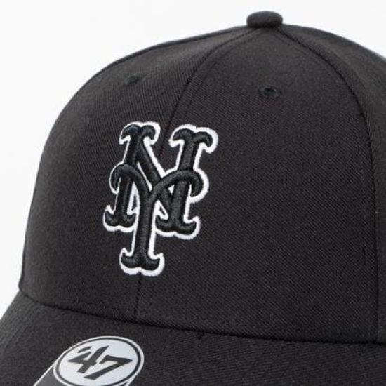 Кепка Seven 47, кепка MVP высшей лиги бейсбола, бренд MLB Street, унисекс, легкая атлетика, Mets [Forty Brand] для мужчин и женщин (Свободный размер, (Золото)), (черный)