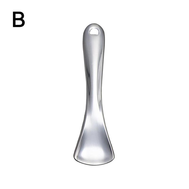 Ложка для массажа глаз, ложка для снятия усталости глаз, металлическая ложка для крема для лица, косметический массажный совок для смешивания, портативная косметическая лопаточка P7O5