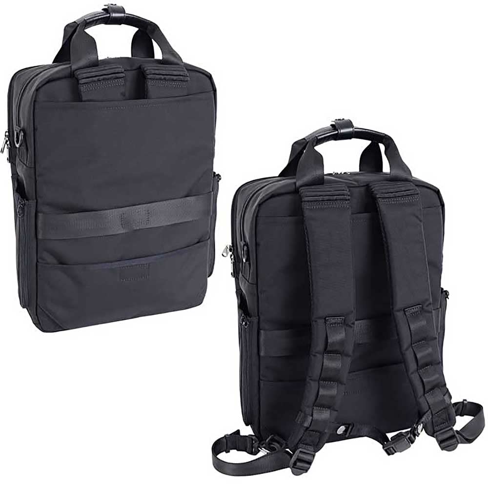 STARTTS SUV 3-ходовая деловая сумка, вертикальный портфель, сумка через плечо, рюкзак, темно-синий, SU-02-NV