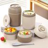 304 Stainless Steel Bento Box Spoon with Lid Warmer Soup Cup Portable Thermal Lunch Box Students