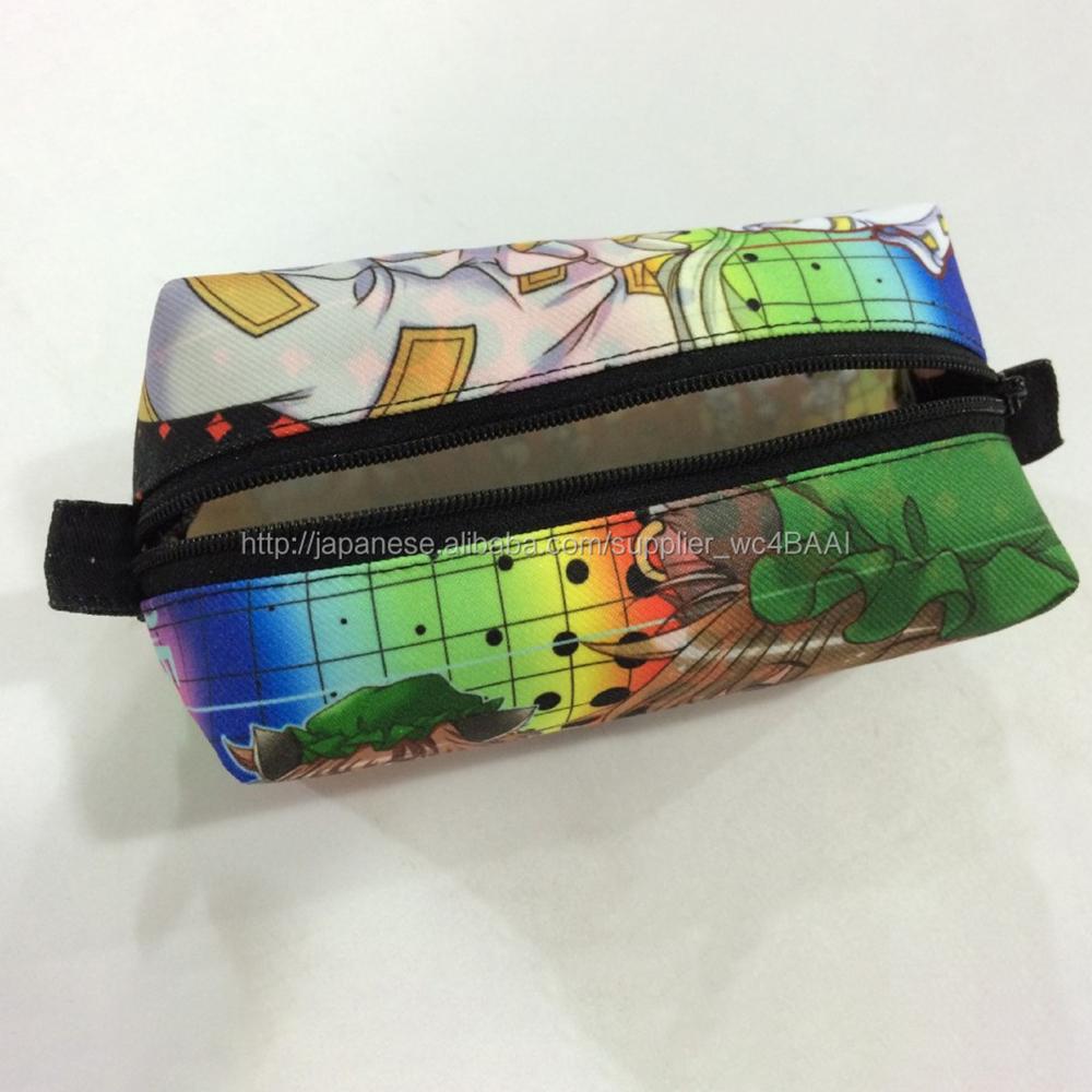 Custom Make up Bag Anime Pencil Case Pouch with Printed Pattern Cute Design School Back to School Christmas & Thanksgiving