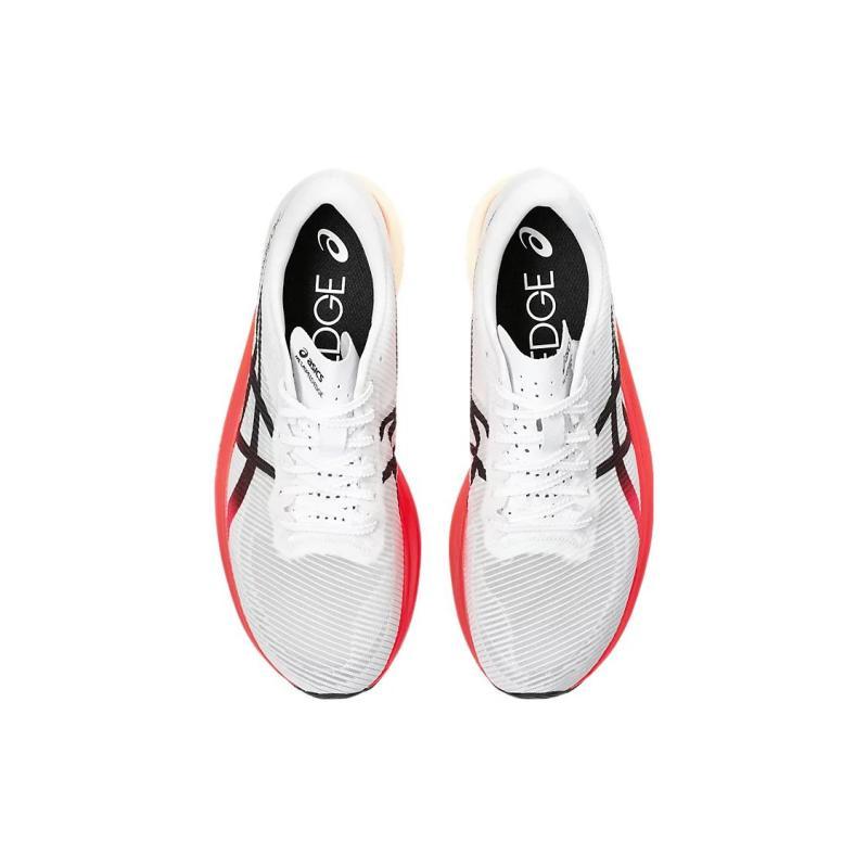 ASICS Metaspeed Edge+ White Sunrise Red Sneakers 1013A116-100