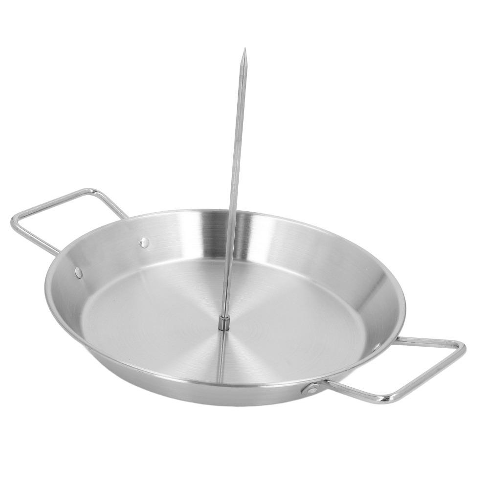 Detachable Spikes Stainless Steel Skewer Non Stick Surface BBQ Griddle Tool For Kebabs
