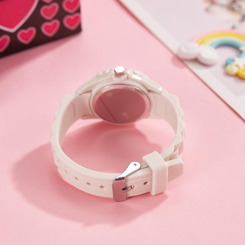 Унисекс Радужные Силиконовые Кварцевые Часы - Многоцветные Модные для Мужчин и Женщин