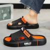 Men's Summer Slippers Home Bathroom Bathing Non-slip Outer Wear Soft-soled Casual Beach Slippers