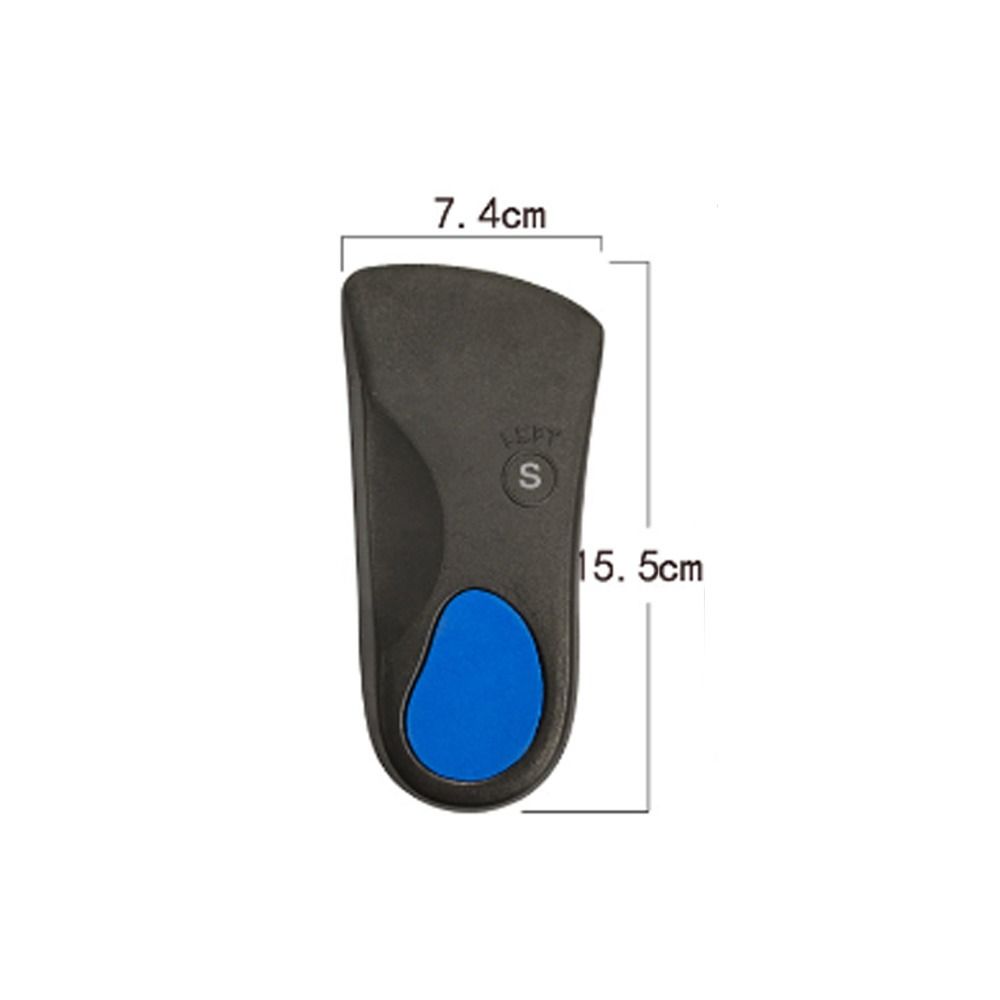 1pair Comfort Fallen Arches Plantar Fasciitis Over Pronation Orthotic Insoles Arch Support 3/4 Insole Shoe Inserts