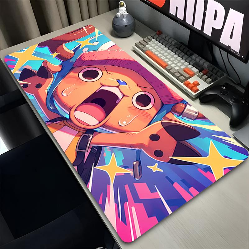 Classic Anime Mouse Pad One Piece Tony Tony Chopper Computer Desk Mat Office Laptop Gamer Mouse Mat NonSlip Xxl Gaming Mousepad