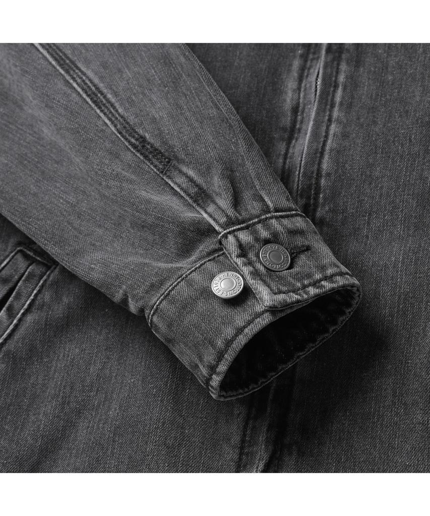 Henry Cottons Denim Zip-Up Jumper_Ahuas25131Bkx