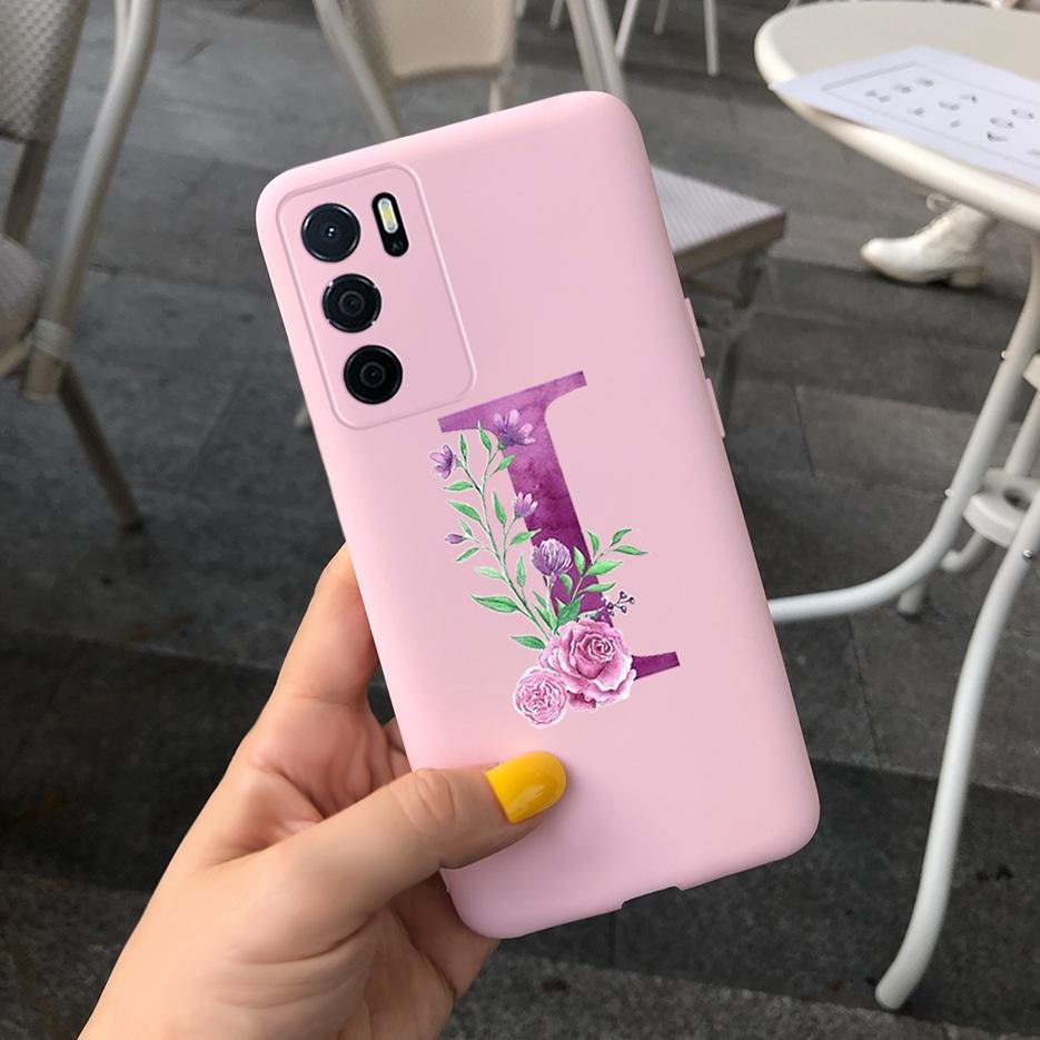 Чехол для Oppo A54s CPH2273 Милые буквы Задняя крышка Мягкий силиконовый чехол для телефона Для Oppo A54s A 54 s OppoA54s Fundas Ударопрочный Capa