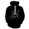Fashion Men's Hoodie Pullover Street 3D Printed Cat Pattern Hooded Sweatshirt Casual And Comfort Oversized Men's Clothing Top