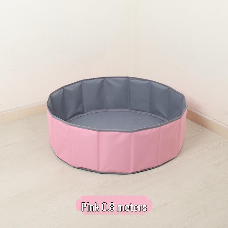 Ocean Ball Pit: Children's Foldable Indoor Playpen with Colorful Balls