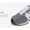 New Balance Nb 327 Удобные Универсальные Низкие Детские Кроссовки для Бега Детские Кроссовки для Бега Серые Белые GS327LAB