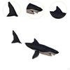 3D Shark Paper Model ,Handmade Unique Wall Decor,Home Office Decoration,DIY Craft Animal