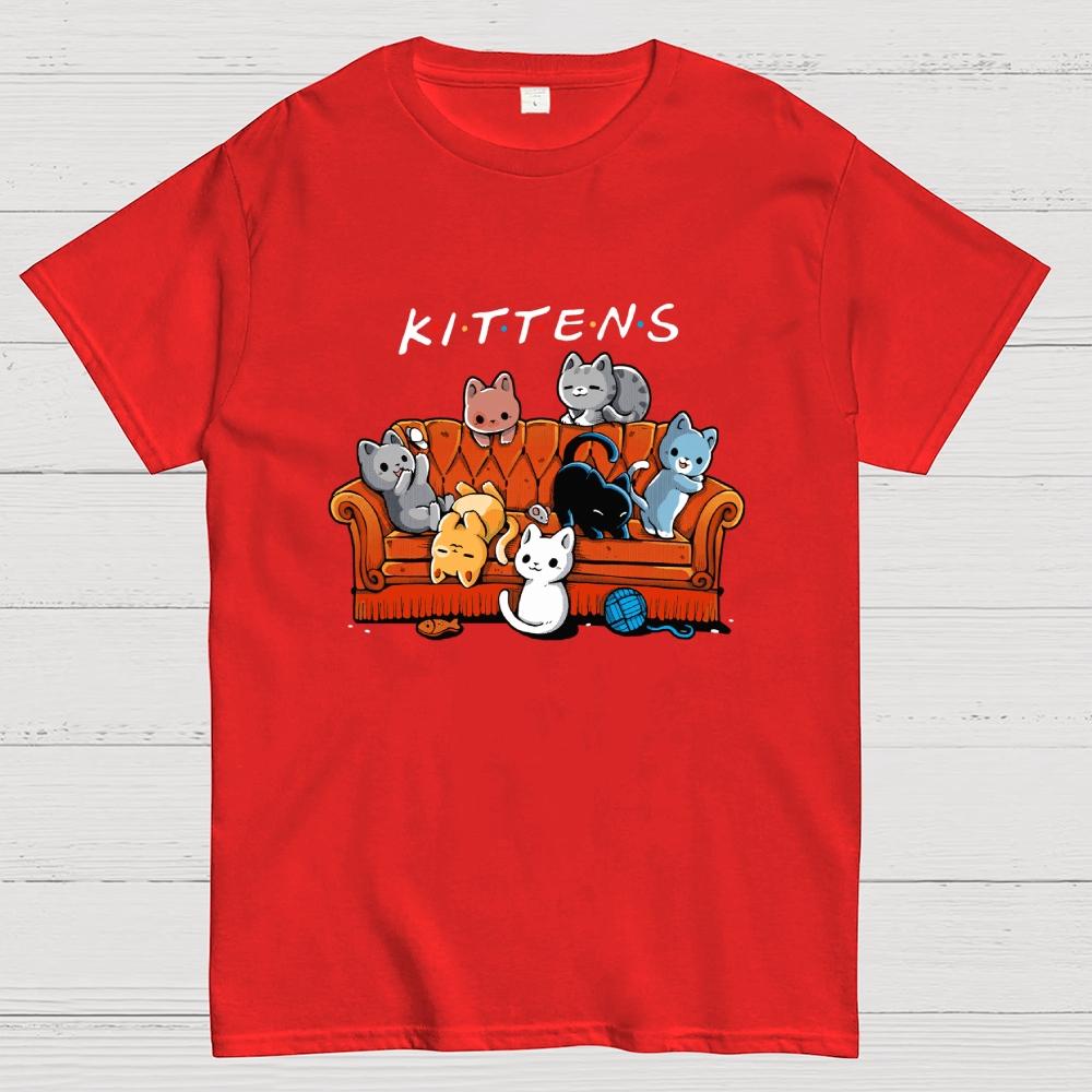 Kittens Cotton Casual Cool Loose T-Shirt