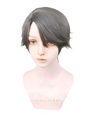 Парк Косплея Identity V Эмбальмер Высокотемпературный Серый Парик, Парик, Устойчивый,