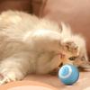 Умная интерактивная игрушка для кошек, не содержащая бисфенола А, USB перезаряжаемая автоматическая игрушка для кошек с красочным световым шаром, игрушка для котенка