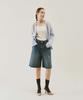 DIEPHOD Df3#382 Denim Wide-Leg Shorts