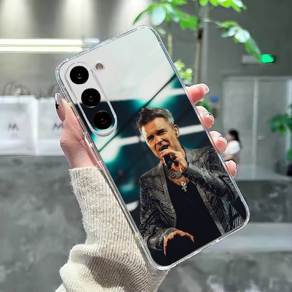 Robbie Williams Phone Case For Samsung Galaxy A91,80,73,72 ,71,53,52,32 ,31,22,21s,20,Transparent Case