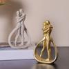 Для спальни Для гостиной Абстрактная скульптура пары Стол Обнимающаяся пара Красиво изготовленный элегантный домашний декор