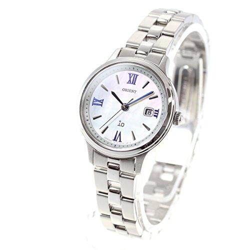Orient Женские часы ORIENT iO на солнечной батарее, Сделано в Японии, с гарантией отечественного производителя, RN-WG0007A, Белый