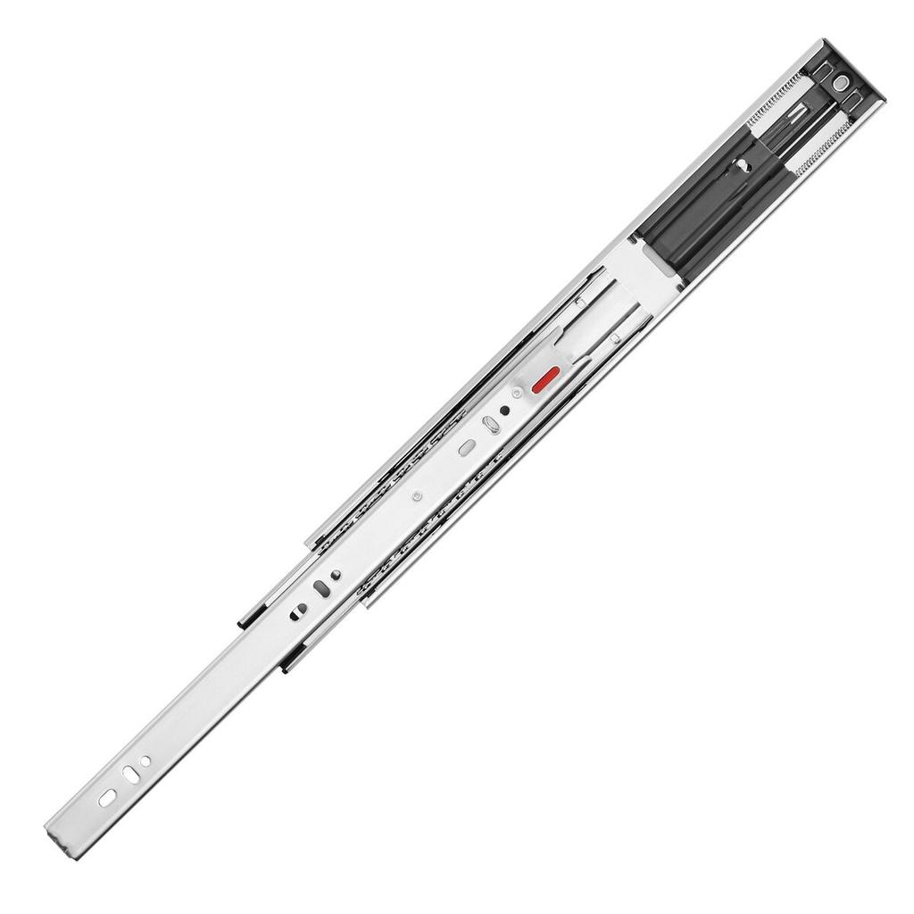 6 Pairs of 558.8mm Drawer Slides Side Mount Rails, Heavy Duty Full Extension Steel Track, Soft-Close Noiseless Guide Glides Cabinet Kitchen Runners