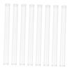 TVETE [8-Piece] Incense Stick Case, Clear Test Tubes, Plastic Incense Stick Storage Jar, Portable Case, Buddhist Altar Storage, Lightweight, Acrylic