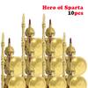 10 шт. MOC Средневековый замок Рыцари Римские солдаты Строительные блоки Военные Древний Египет Фигурки мумий Воин Стражник Оружие Кирпич