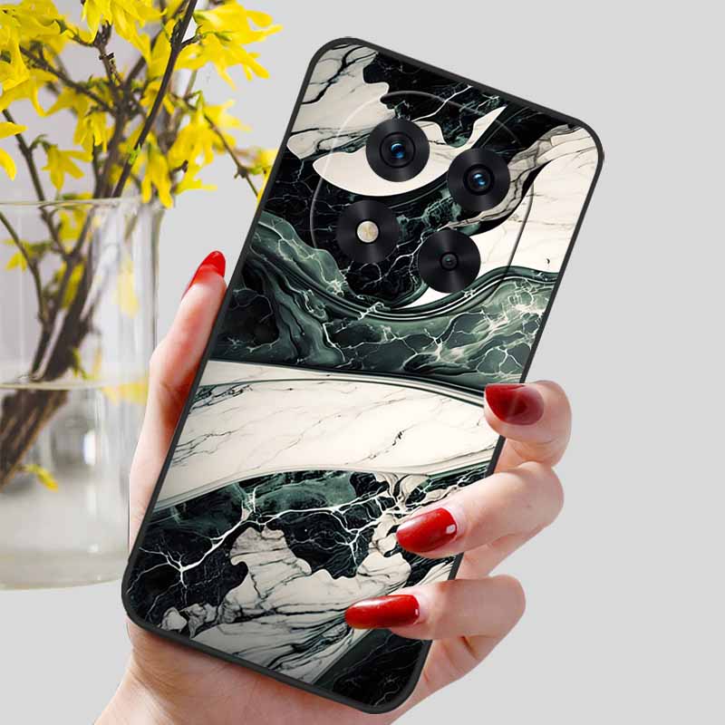 Чехол для Redmi Note 14 Pro 5G Модный Мраморный Мягкий ТПУ Силиконовый Задний Чехол для Redmi Note14 Pro Plus Pro+ Защитные Чехлы Fundas