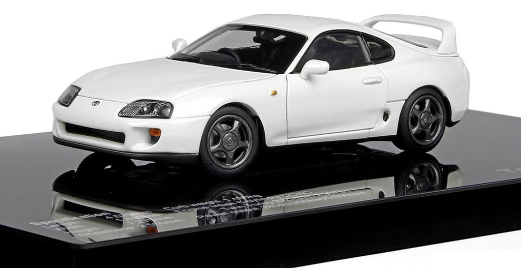 LCD Model Scale Toyota Supra A80 White Finished Model LCD43009WH 1/43