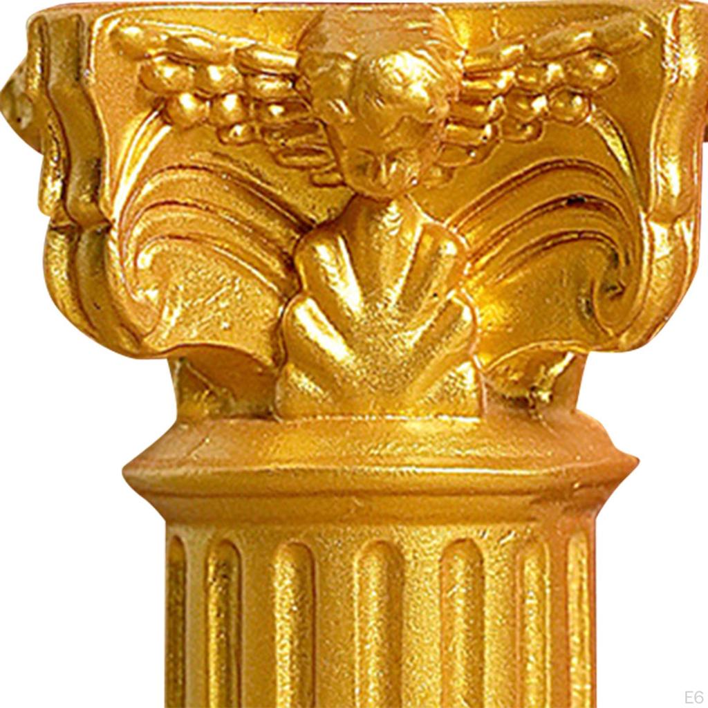 Classic Greek Statue,Mini Pillars ,Resin Crafts Household Office Desktop Decor,Garden Banquet Resin
