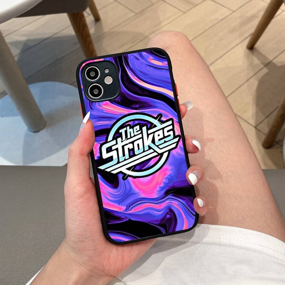 Classic Famous Rock Band The S-strokes Phone Case For IPhone 14 11 12 13 Mini Pro Max Plus X XR XS MAX Translucent Matte Cover