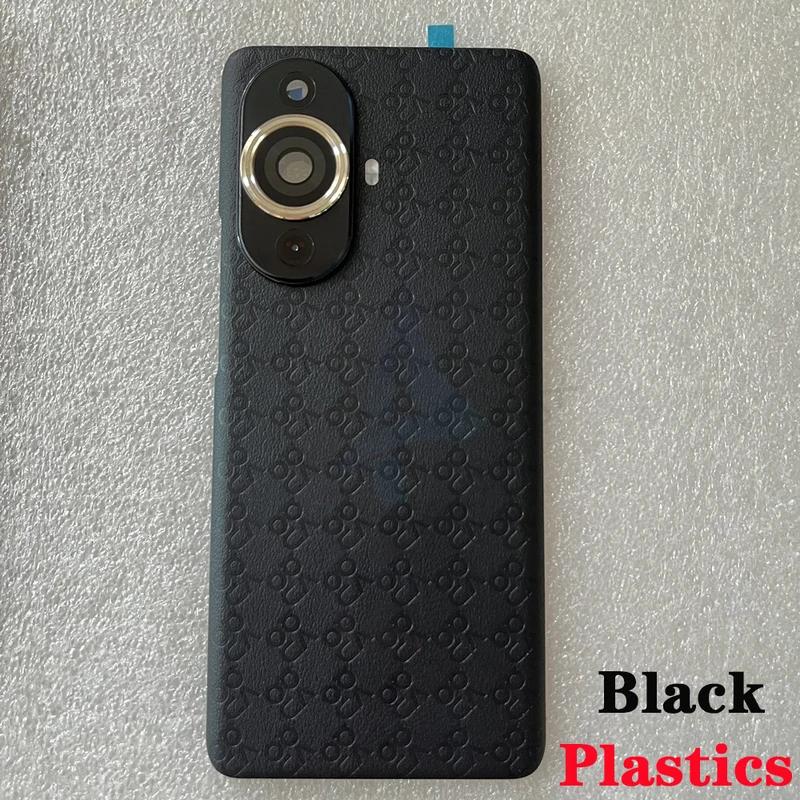 Для Nova 11 Pro новая задняя крышка из закаленного стекла для HW Nova 11 Pro запасные части задняя крышка батарейного отсека + рамка камеры