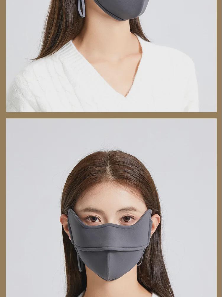 Маска из рыбьей кости: Теплые, стильные и ветрозащитные для велоспорта осенью/зимой