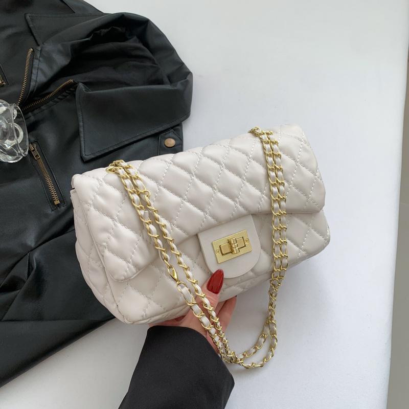 Xiaoxiangxiang Linglang Chain Новый стиль, модная, большая вместимость, качественная, одно плечо, женская, маленькая квадратная сумка через плечо