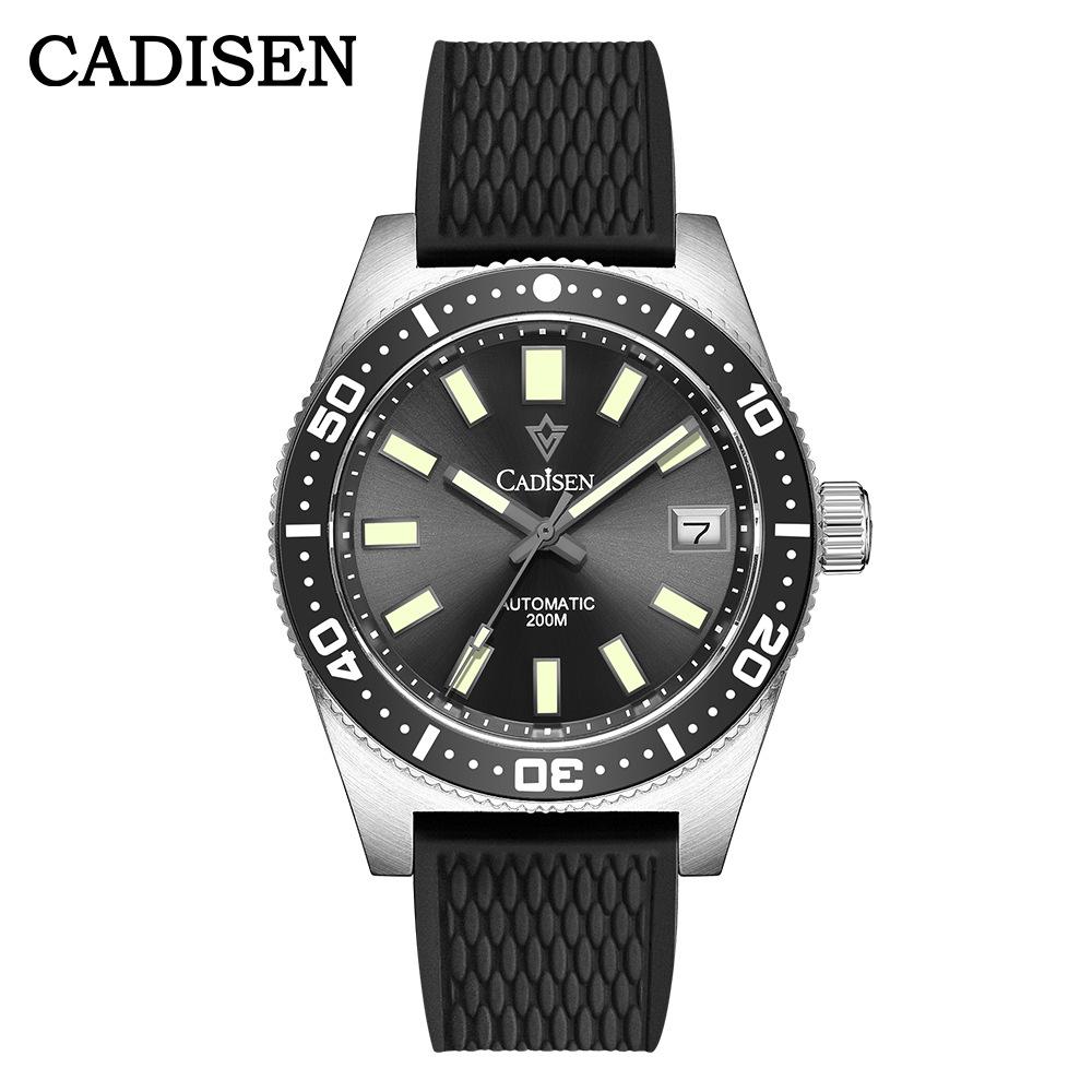 Cadisen 8207 Новые роскошные мужские часы высшего бренда с коробкой 200 м водонепроницаемые автоматические мужские механические часы