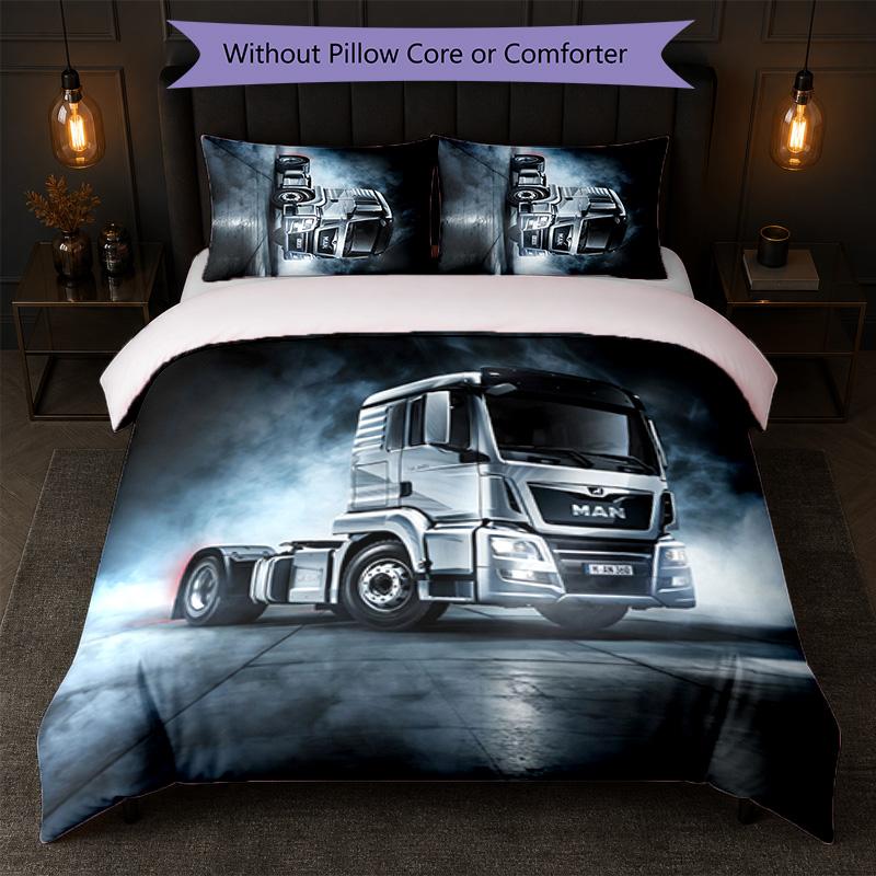 MAN Print 3Pcs Duvet Cover Set 1 Duvet Cover and 2 Pillowcases Soft Bed Linen For Household Bedroom