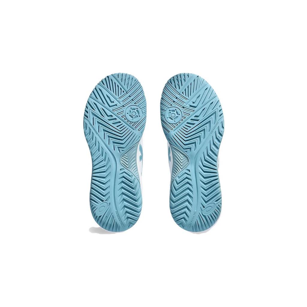 Asics Gel Dedicate 8 GS White Gris Blue Kids Sneakers 1044A077-100